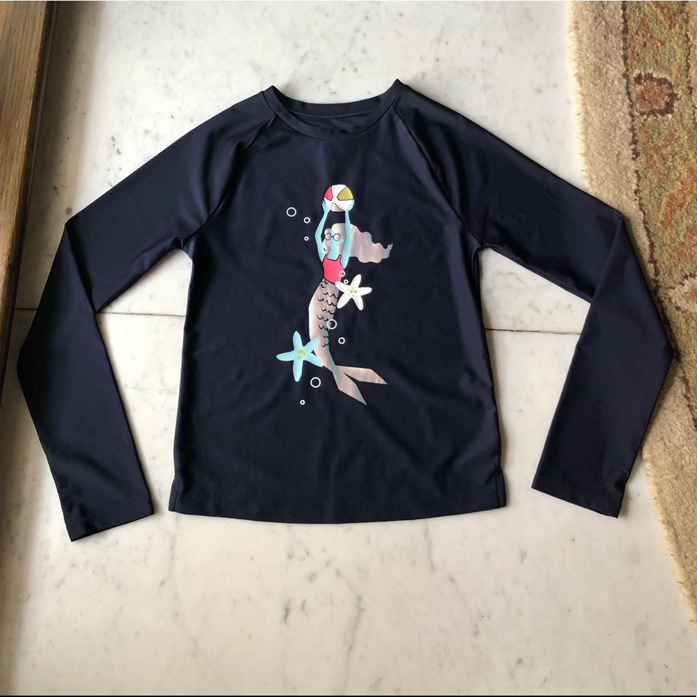 NWOT Gap Mermaid Long Sleeve Rashguard 10